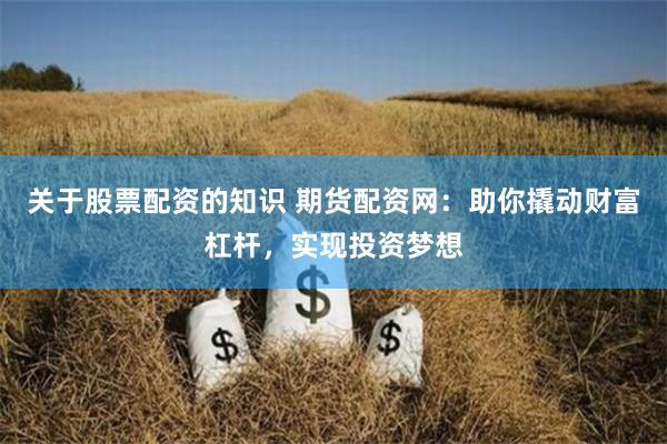 关于股票配资的知识 期货配资网：助你撬动财富杠杆，实现投资梦想